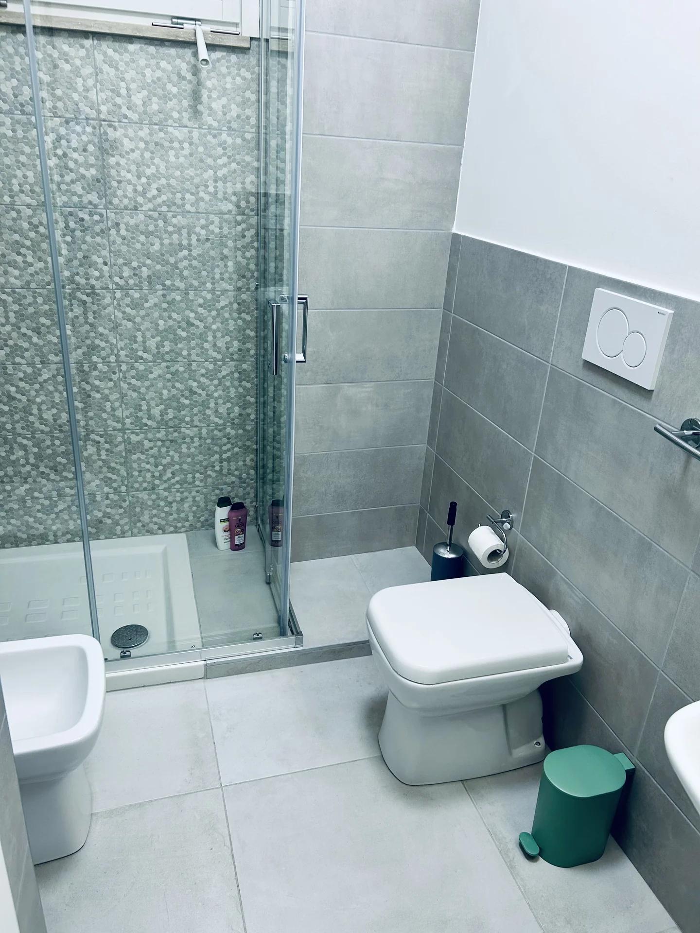 Bagno Box Doccia Mosaico Belvedere Green