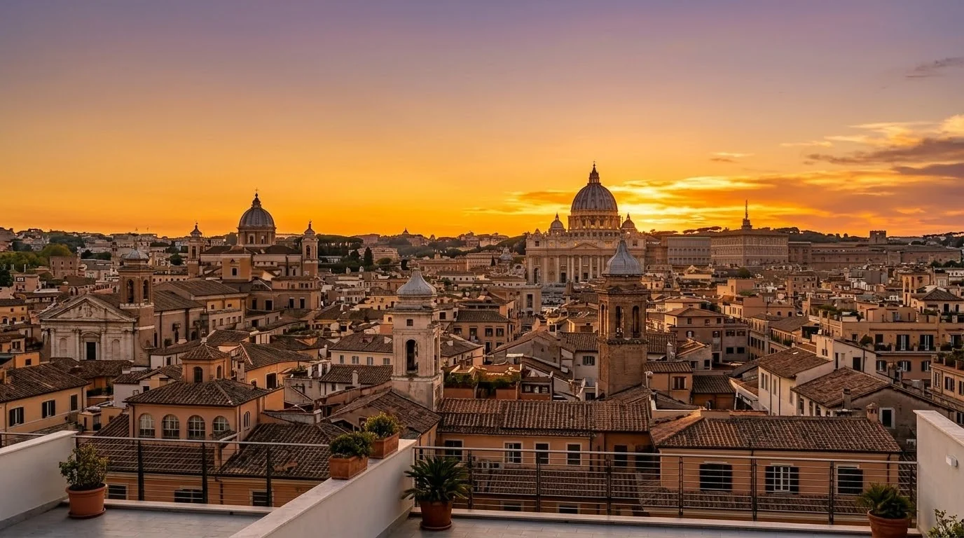 Panorama Roma Belvedere Green